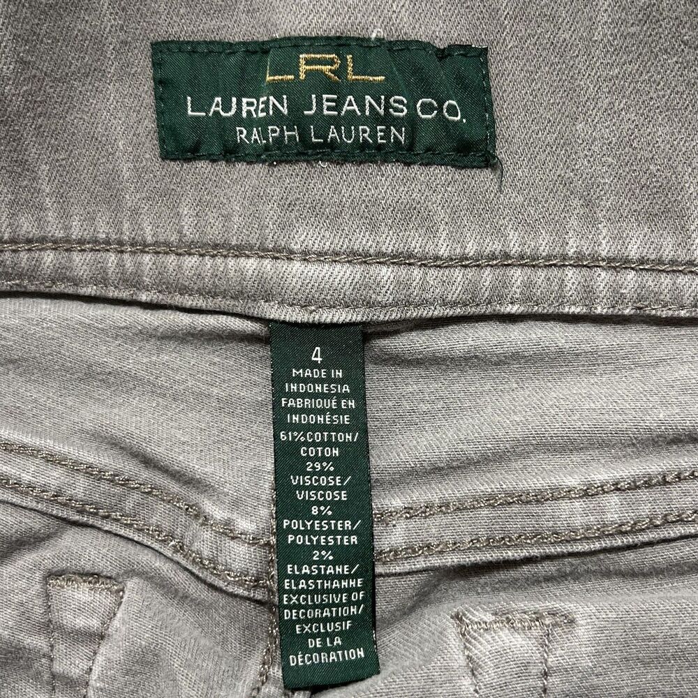 Lauren Ralph Lauren Women's 4 Jegging Gray Modern Legging Pull On Jeans - Picture 3 of 11